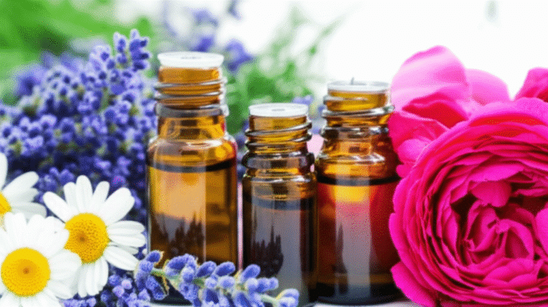 Óleos essenciais para aromaterapia e beleza